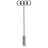 Audi 3191700100 - Pin- diseño con Logotipo- Color Plateado